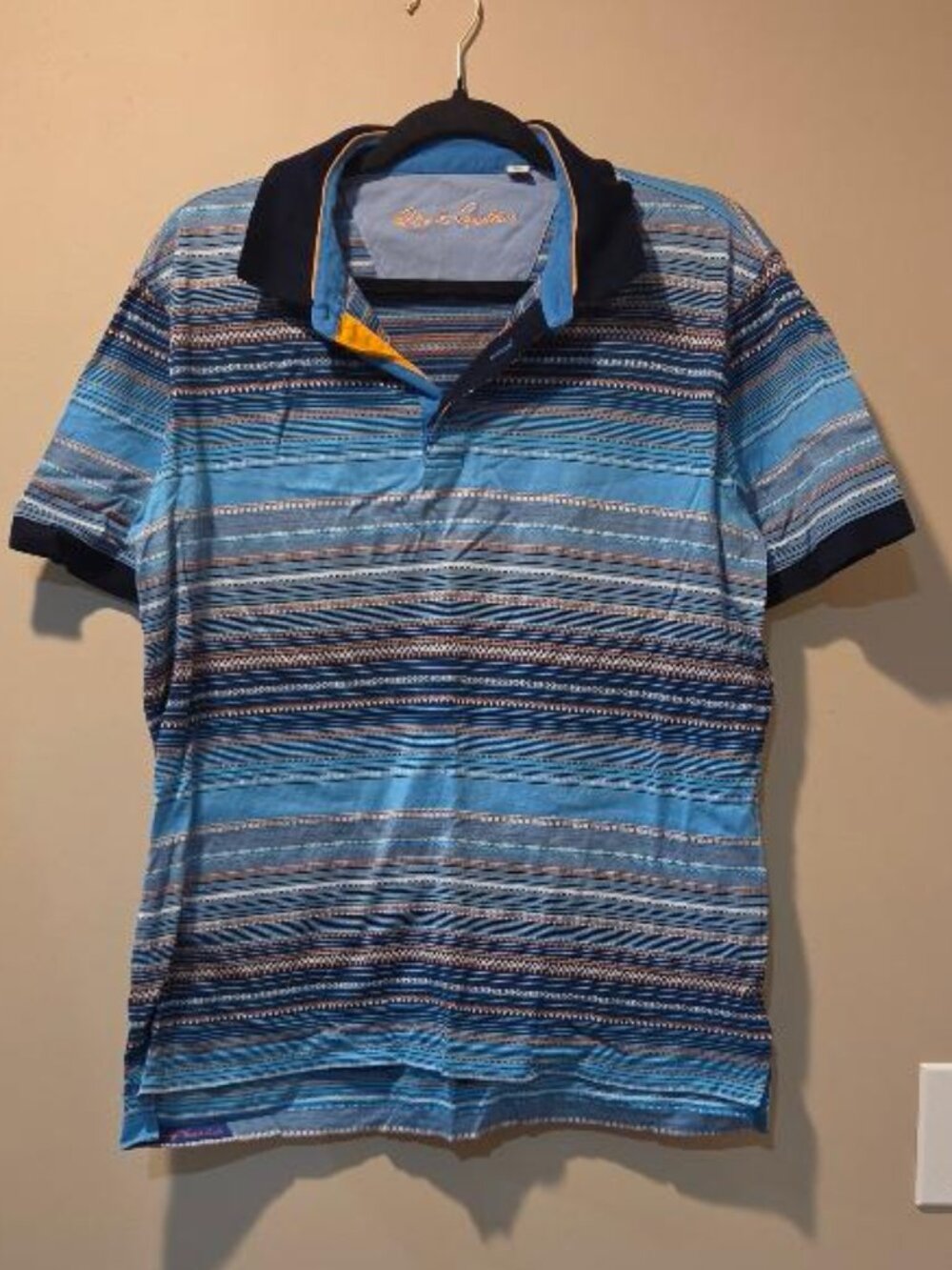 Robert Graham Men's Classic Fit Striped Polo Shirt
